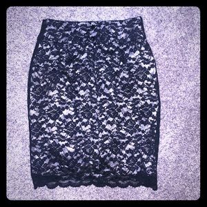 New with tags banana republic lace skirt